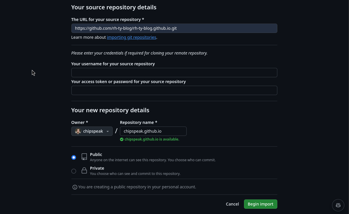 import settings